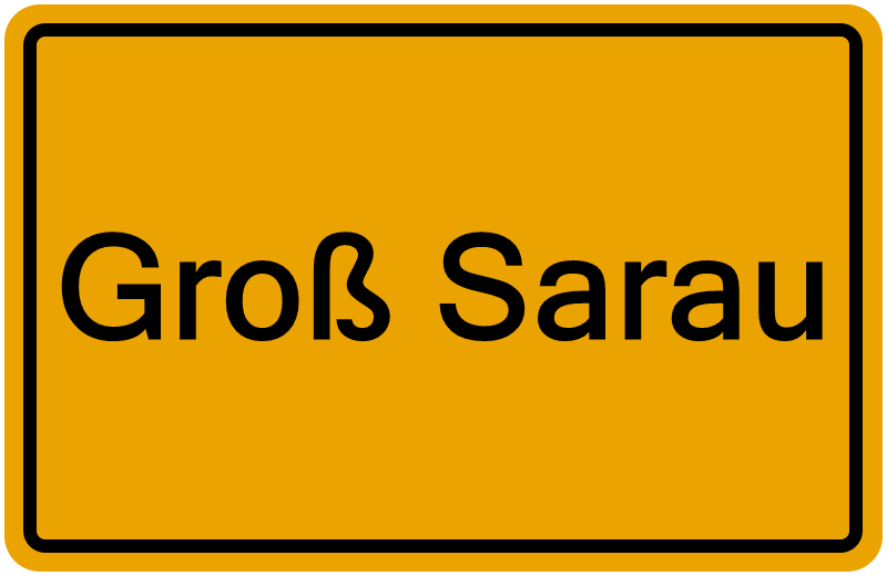 Handelsregisterauszug Groß Sarau